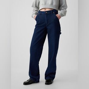 NWT! GAP Dark Indigo Mid Rise '90s Loose Carpenter Jeans - 12 TALL / 31 TALL 🩷
